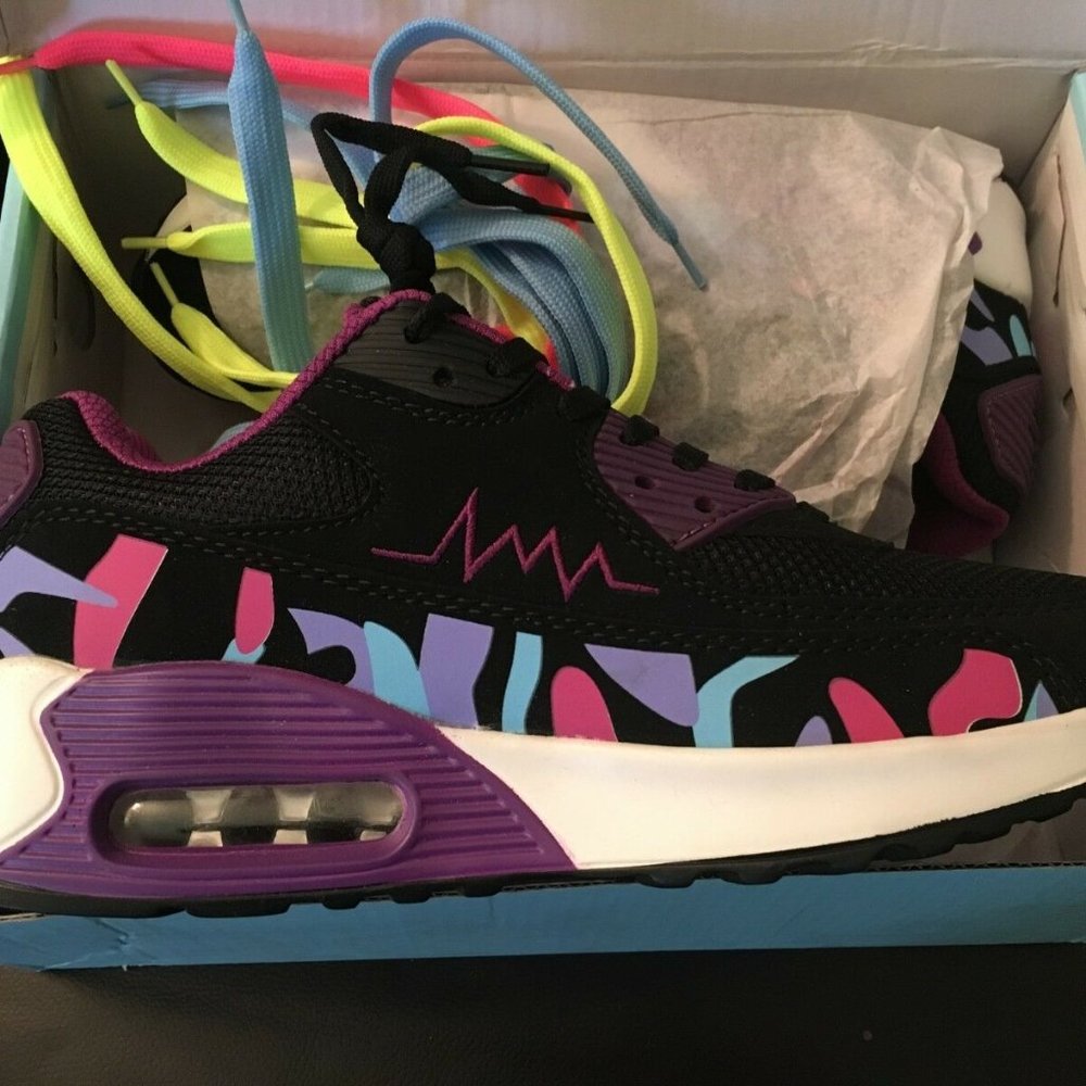 OUOUVALLEY WOMENS FASHION PLATFORM SNEAKERS.